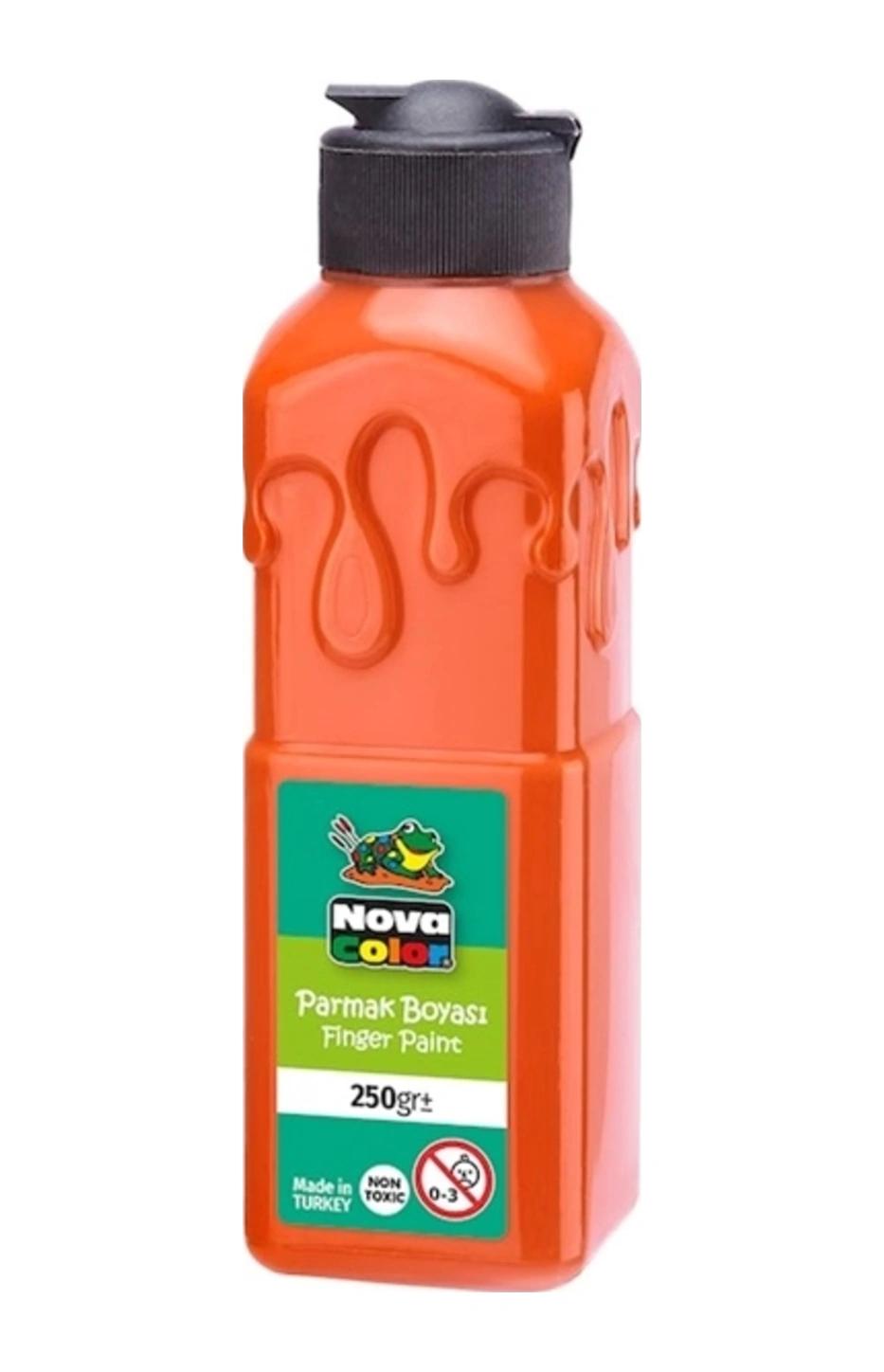 Parmak Boyası 250gr Turuncu Karışık, Çok Renkli