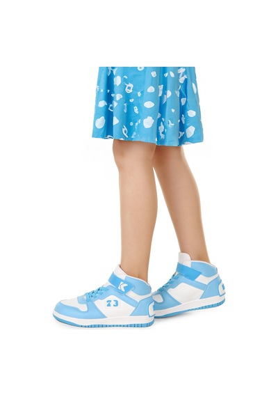 Kiko Kids Carde Günlük Cırtlı Kız Çocuk Spor Ayakkabı Bebe Mavi