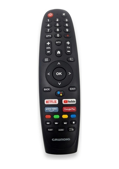 Grundig  Ses Komutlu Bluetooth Android Tv Kumandası - Netflix / Youtube Tuşlu