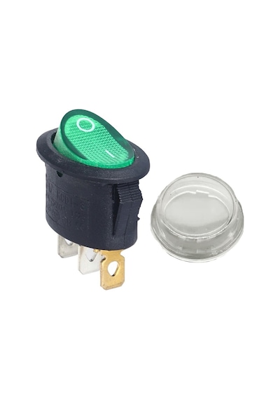 Yuvarlak Işıklı Su Geçirmez Kılıflı 3p On-off Anahtar Ic-134a