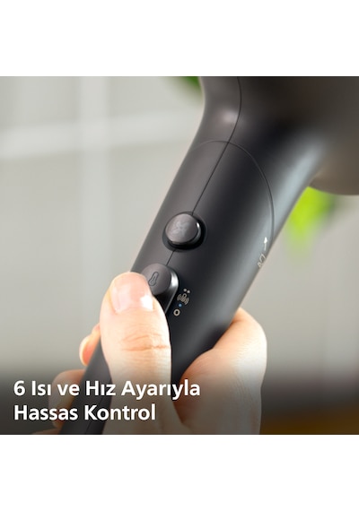 Philips Saç Kurutma Makinesi BHD510/00,İyonik Bakım,3 Isı Ve 2 Hız Ayarı,2300w