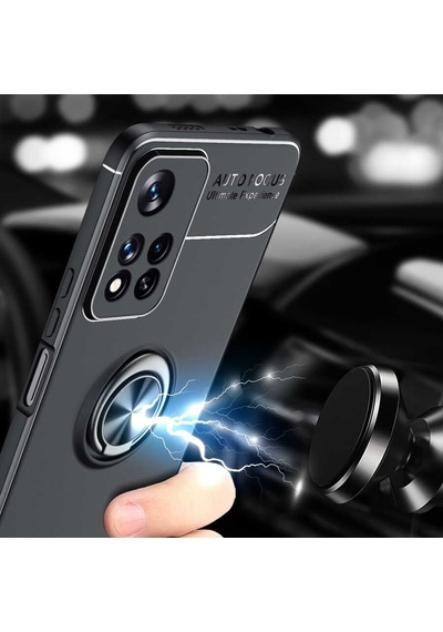Xiaomi Redmi Note 11 Pro 5g Kılıf Zore Ravel Silikon Kapak Mavi
