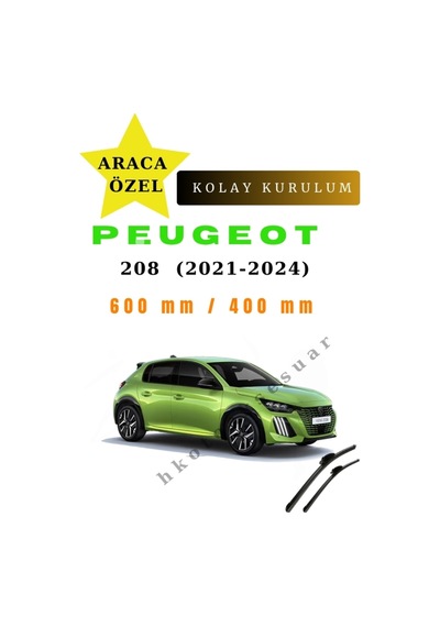 Peugeot 208 2021-2024 Araca Özel Silecek
