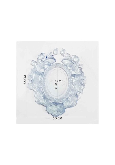 Epoksi Silikon Kalıp Desenli Çerçeve 5.5 X6.5 Cm Diğer