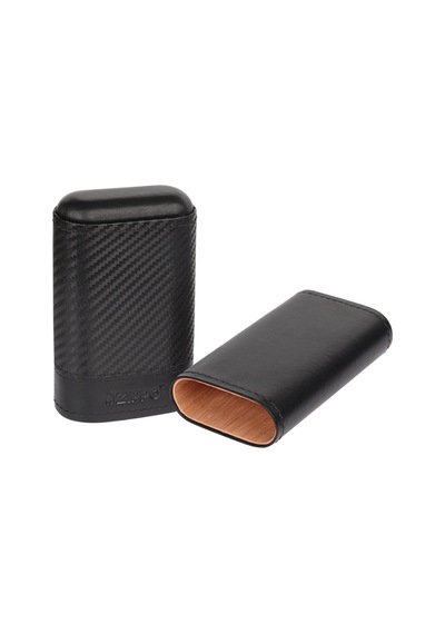 Zippo Carbon Range Deri Puro Kılıfı Seyahat Humidoru