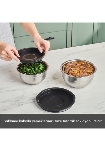 Karaca Çelik Tencere Ve 12 Kişilik Çatal Bıçak Kaşık Takımı 2 Li Set Çelik