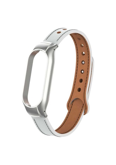 Xiaomi Mi Band 7 Uyumlu Krd-68 Deri Ardx Kordon-beyaz