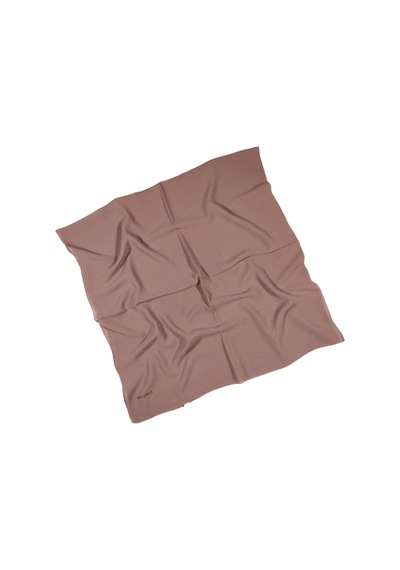Mısırlı Eşarpları Tesettür Giyim Krep Kadın Eşarp 120x120 Cm - Vizon