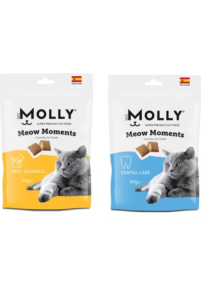 Molly Meow Moments 2 Çeşit Karma Kedi Ödül Maması 60 G X 2 Adet