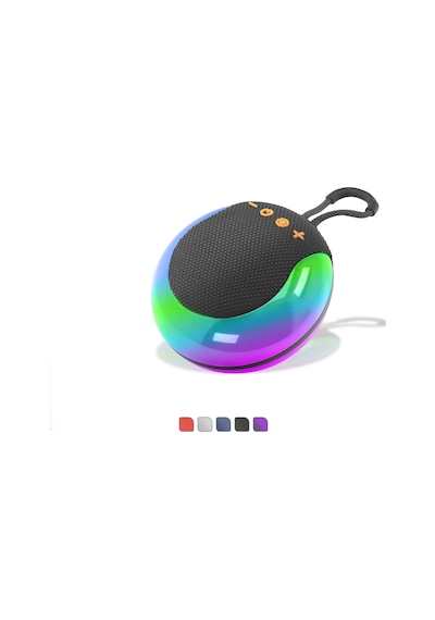 Mini Bluetooth Hoparlör Fm Rgb 12 X 6 X 12.3 Cm Bs26