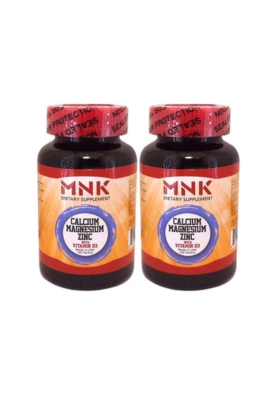Mnk Calcium Magnesium Zinc Vitamin D 2X120 Tablet