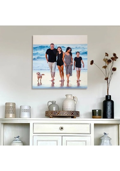 Premium Kişiye Özel 2 Adet Metal Poster Tablo Full Hd Kalite Baskı 30x30 Cm Çok Renkli