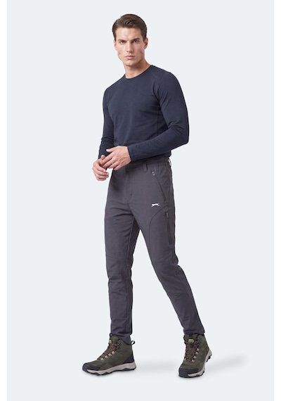 Slazenger Cocoa I Erkek İçi Polarlı Rüzgar Ve Su Geçirmez Softshell Antrasit Pantolon