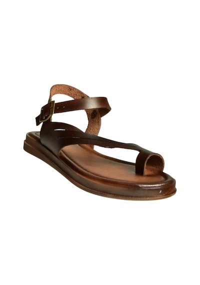 Fox Shoes U390903603 Kahverengi Hakiki Deri Kadın Sandalet Kahverengi-hakiki Deri