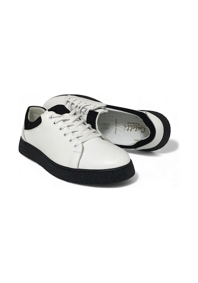 Catelli %100 Deri Ortopedik Erkek Rahat Günlük Sneaker Mevsimlik Taraftar Ayakkabı 40-44 Siyah Beyaz Catelli %100 Deri Ortopedik Erkek Rahat Günlük Sneaker Mevsimlik Taraftar Ayakkabı 40-44 Siyah Beyaz