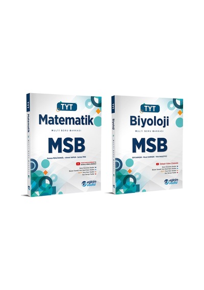 Eğitim Vadisi Tyt Matematik + Biyoloji Msb Multi Soru Bankası Seti 2 Kitap 2023