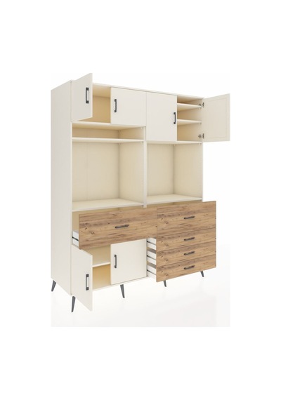 Kronos Gardrop 7 Raflı 5 Çekmeceli 6 Kapaklı 176x59x221 Aytaşı-aytaşı/çam Aytaşı/çam Kronos Gardrop 7 Raflı 5 Çekmeceli 6 Kapaklı 176x59x221 Aytaşı-aytaşı/çam Aytaşı/çam