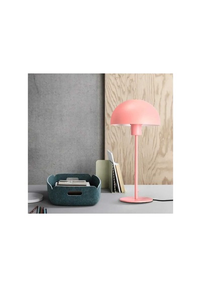 Pembe Bebek Odası Çocuk Odası Abajur Masa Lambası Çalışma Odası Metal Modern Mimari Siyah