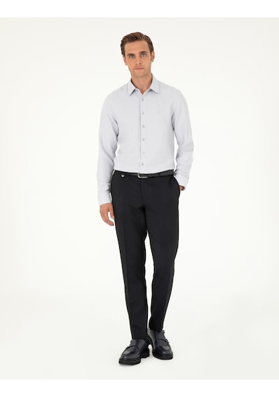 Pierre Cardin Erkek Gri Gömlek Desenli 50294742-vr024 Gri