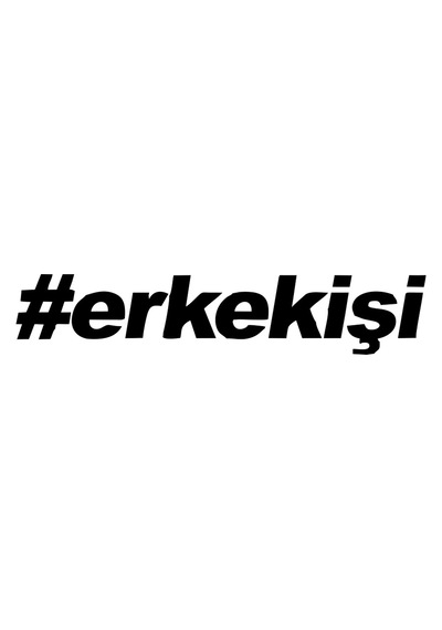 Erkekişi Araba Sticker 17x17 Cm Siyah