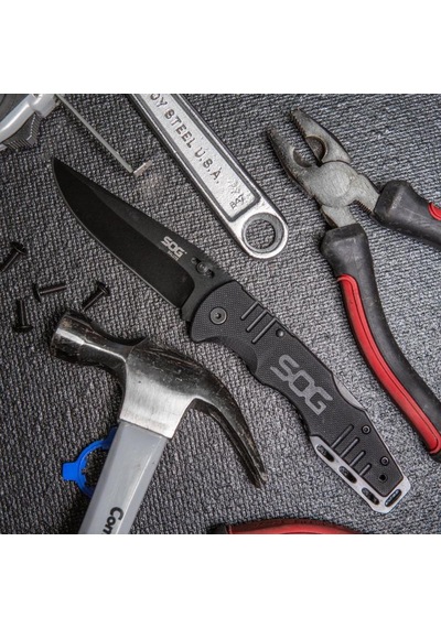 Sog Ff11 Salute Black Folding Kamp Çakı Kamp Bıçak Siyah