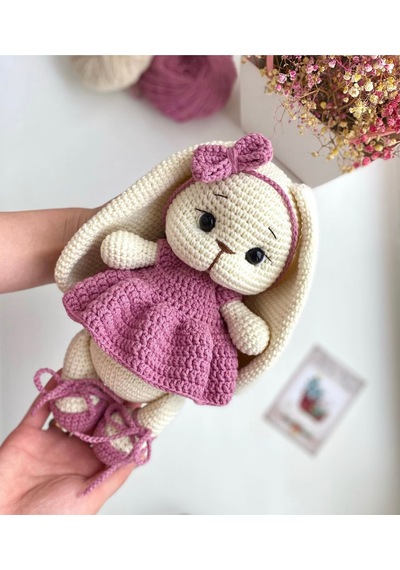 Amigurumi Uzun Kulak Tavşan Rose
