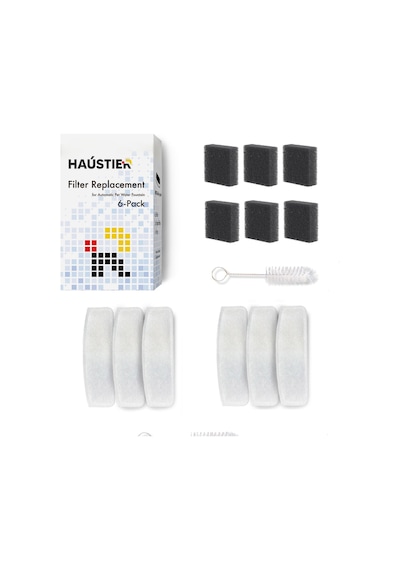 Haustier Wf007l Otomatik Kedi Su Sebili - Filtre Seti 6 Adet