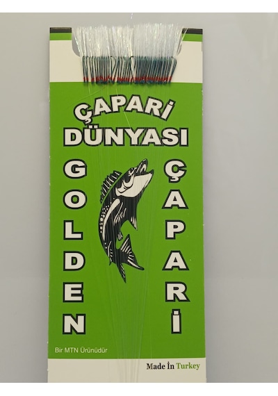 Golden 50 İğneli İstavrit Kösteği 11 No Siyah İğne -0,12 Mm -0,15mm Köstek Beyaz