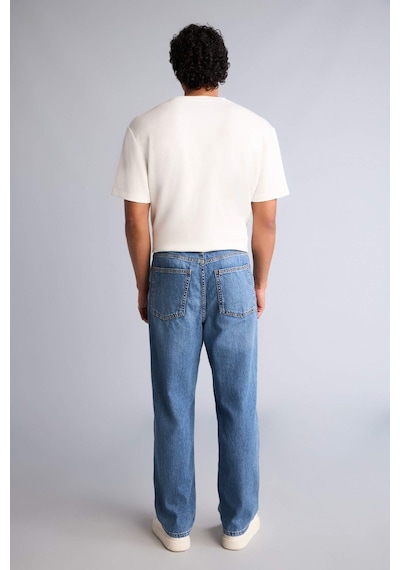 Defacto Baggy Fıt Jean Pantolon G8470ax26smnm28 Mavi-nm28