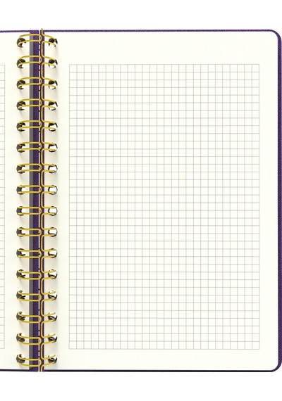 Melimelek Kareli Defter Mor Bez Ciltli - Ceyda Düvenci Mor