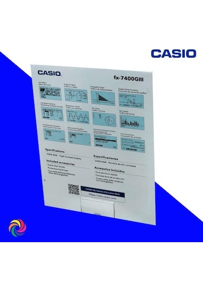 Casio Fx-7400gııı-w-dt Grafik Çizen Bilimsel Hesap Makinesi Mavi