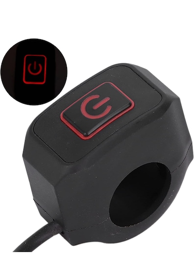 Motosiklet Led Işıklı Gidon Anahtarı Sis Lambası Aç Kapa Düğmesi