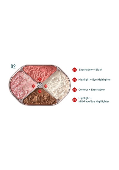 Florasis Eastern Beasts Sculpting Makyaj Paleti 02 10.8gr 22661755
