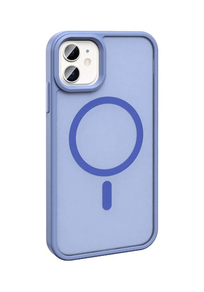 Apple Uyumlu iPhone 12 Pro Kılıf M-safe Şarj Özellikli Mat Arka Yüzey Zore Sio Kapak Light Green