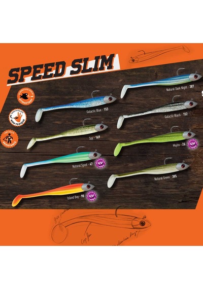 Delalande Speed Slim 140mm 20 Gr Silikon Yem