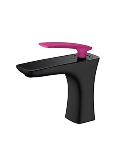 Newarc Life Siyah Pembe Lavabo Bataryası 981521B-01