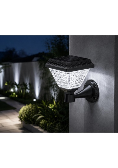 1 Adet Cata Ct 7316 Riva Solar Duvar Armatür 30w 6400k Beyaz Işık