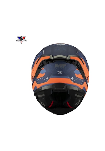 Mt Helmets Thunder 4 R Sv Lumex C24 Mat Kapalı Kask Turuncu