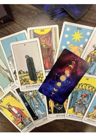 78 Kart Güneş Ay Döngü Tarot Kartları
