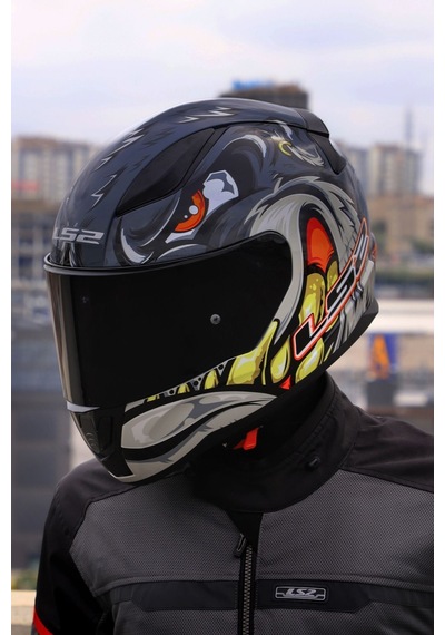 Rapıd 2 Spox Gri-kırmızı Kask Gri