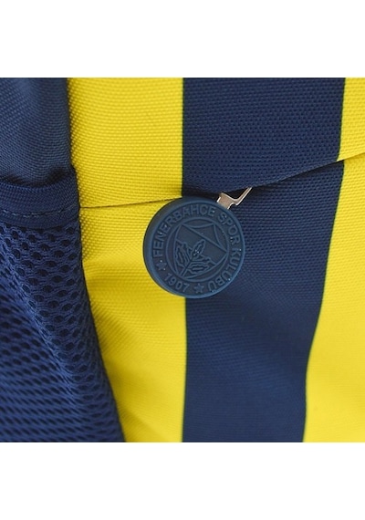 Fenerbahçe Lisanslı Çubuklu Forma Desenli Okul Sırt Çantası 3 Bölmeli Diğer