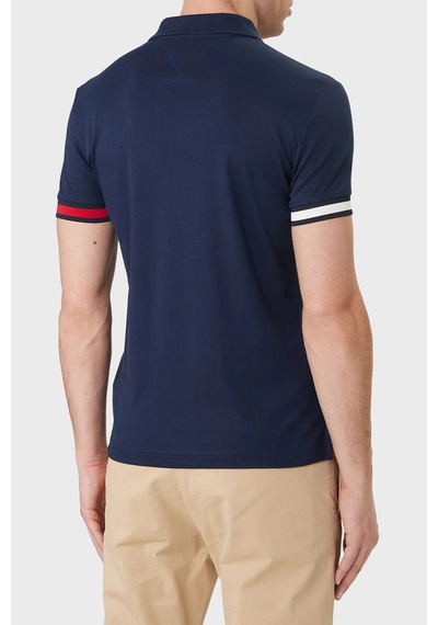 Tommy Hilfiger Erkek Polo Yaka T Shirt Mw0mw42743 Dcc Lacivert