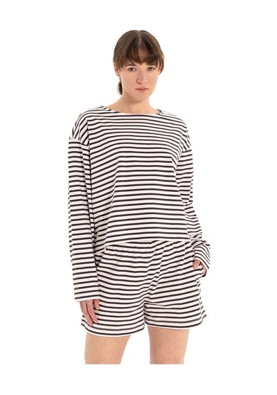 Inguz Stripe %100 Pamuk T-shirt Çizgili