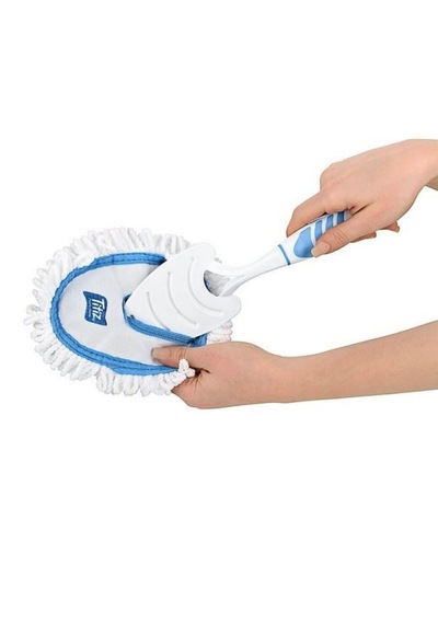 Mikrofiber Duster Toz Leke Kir Alıcı Temizleyici Tutacaklı Temizlik Bezi Aparatı Malzemesi 5332 0