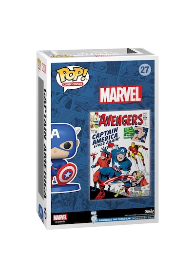 Funko Pop Comic Cover: Marvel - Avengers Captain America Figür