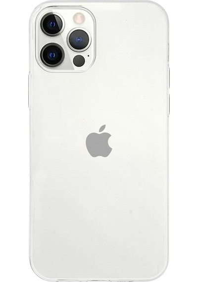 Apple Uyumlu iPhone 12 Pro Max 1mm Silikon Şeffaf Kapak