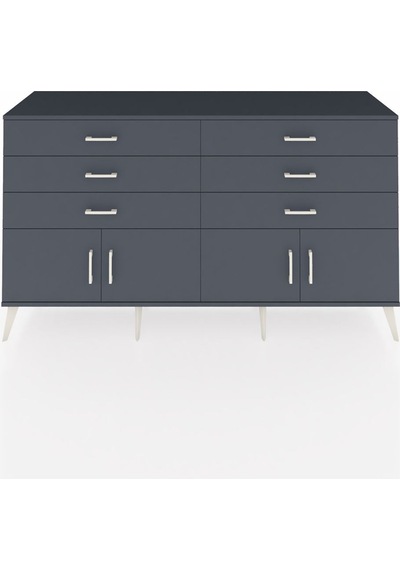 Hyperion Konsol 2 Raflı 6 Çekmeceli 4 Kapaklı 176x44x99 Antrasit- Antrasit-antrasit Hyperion Konsol 2 Raflı 6 Çekmeceli 4 Kapaklı 176x44x99 Antrasit- Antrasit-antrasit