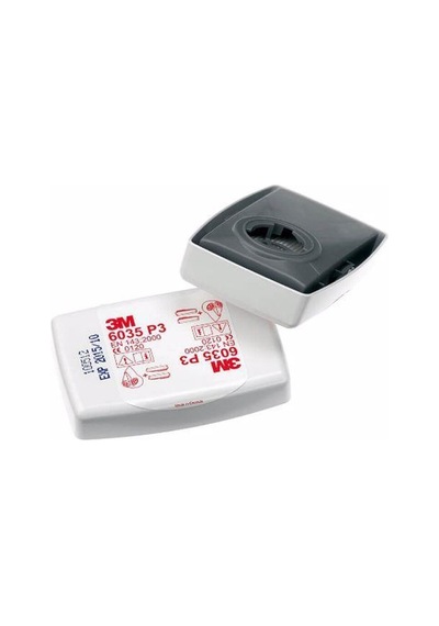 3M 7502 Yarım Yüz Maskesi Orta Boy + 3M 6035 Ffp3 Solo Filtre