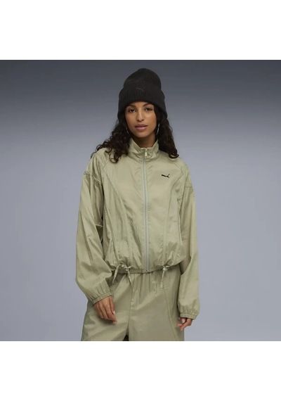 Puma Dare To Jacket Haki Kadın Fermuarlı Ceket Bej
