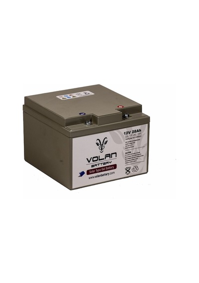 12 Volt 28 Amper Jel Akü Solar Güneş Enerjisi - Volan Akü / 325018643